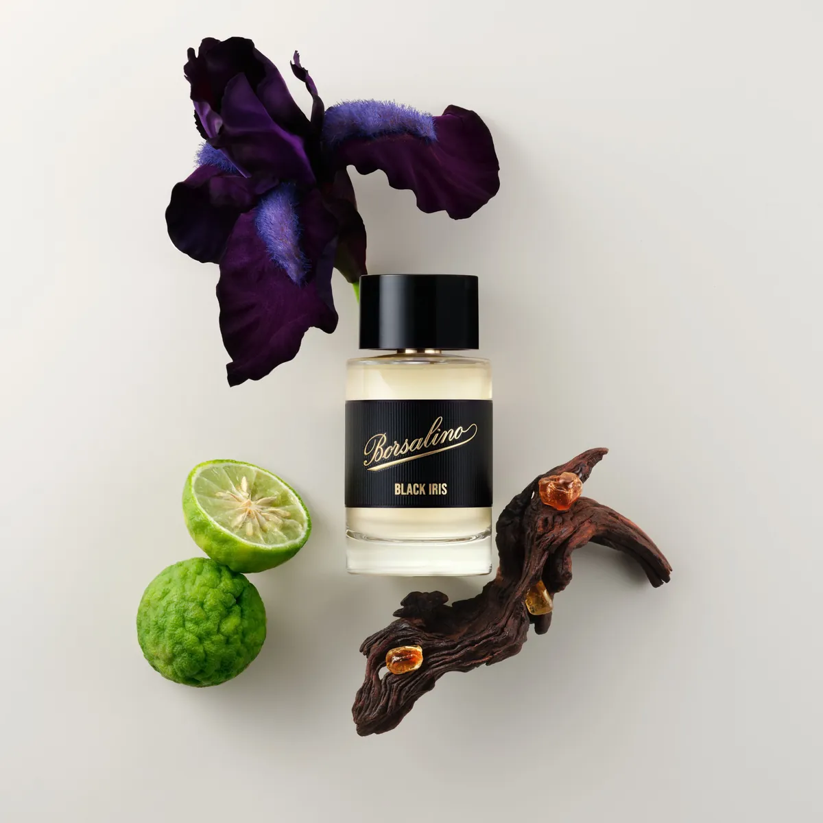 Black Iris with Italian iris and Calabrian bergamot